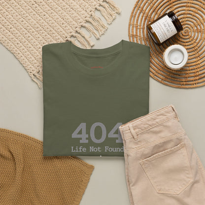 404 Life Not Found -> 200 Life Found Humor Tee