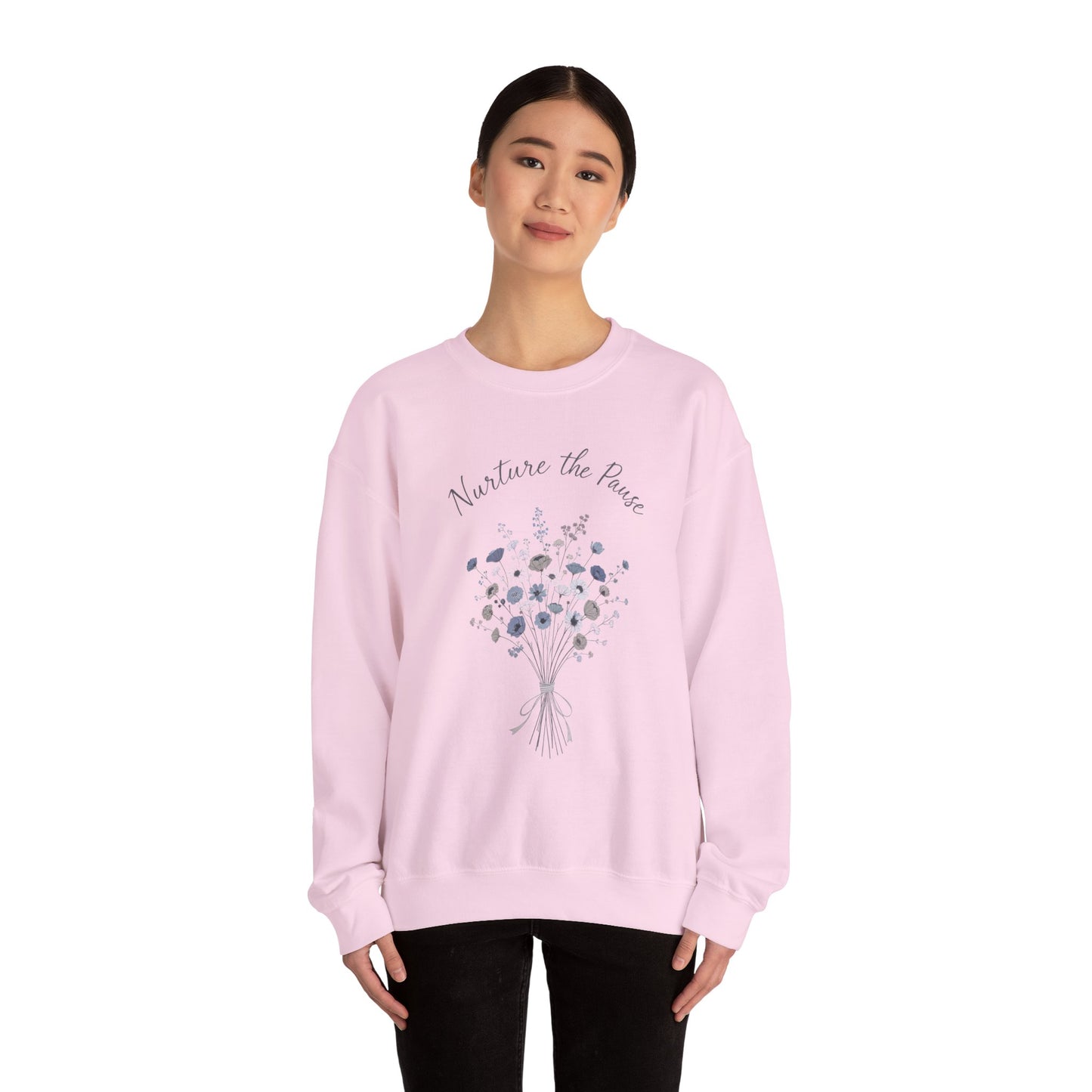 Nurture the Peace Floral Sweatshirt