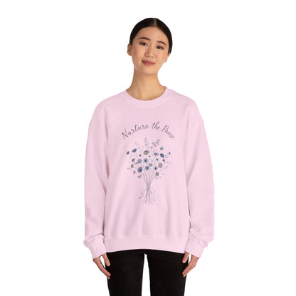 Nurture the Peace Floral Sweatshirt