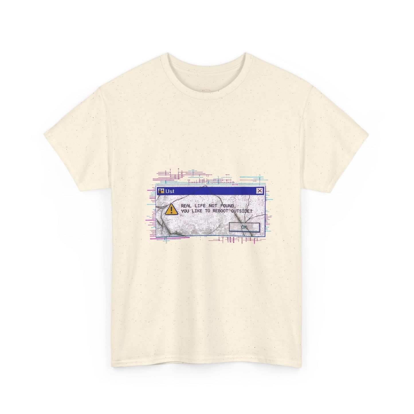Windows Error Popup Glitch Art Tee