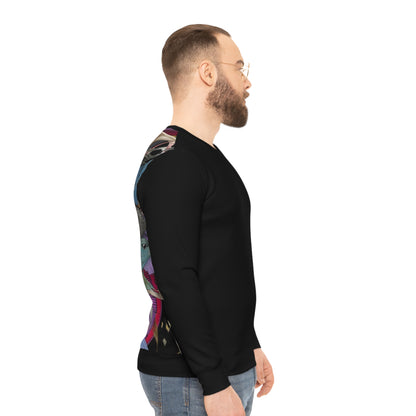 Skull & Feathers Lightweight Sweatshirt — Boho Gothic AOP Pullover