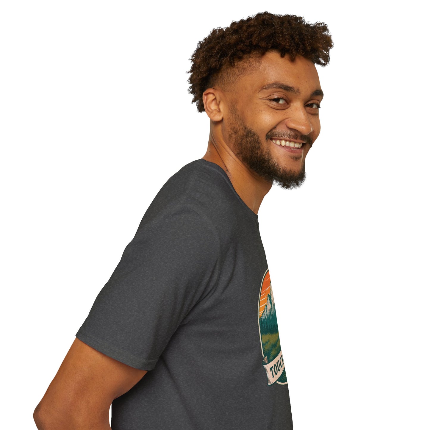 Vintage Mountain Patch Touch Grass Tee