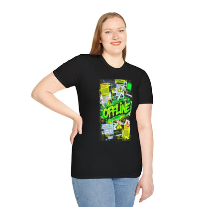 Neon Offline Graphic T-Shirt