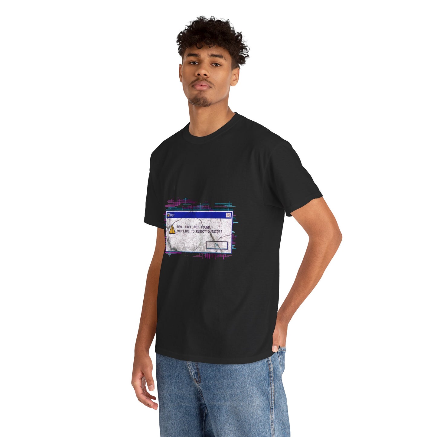 Windows Error Popup Glitch Art Tee