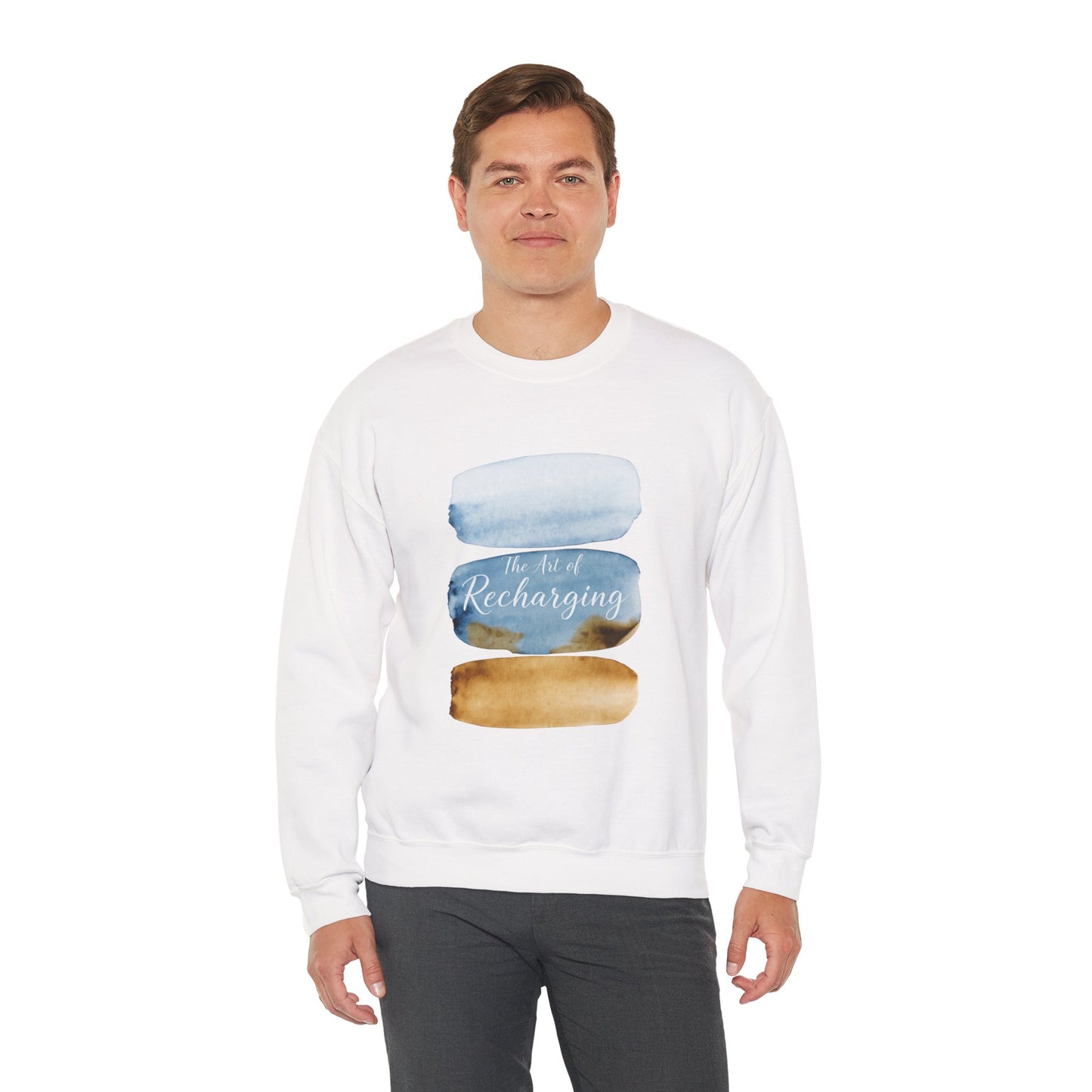 The Art of Recharging Watercolor Sweatshirt
