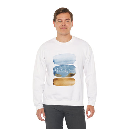 The Art of Recharging Watercolor Sweatshirt