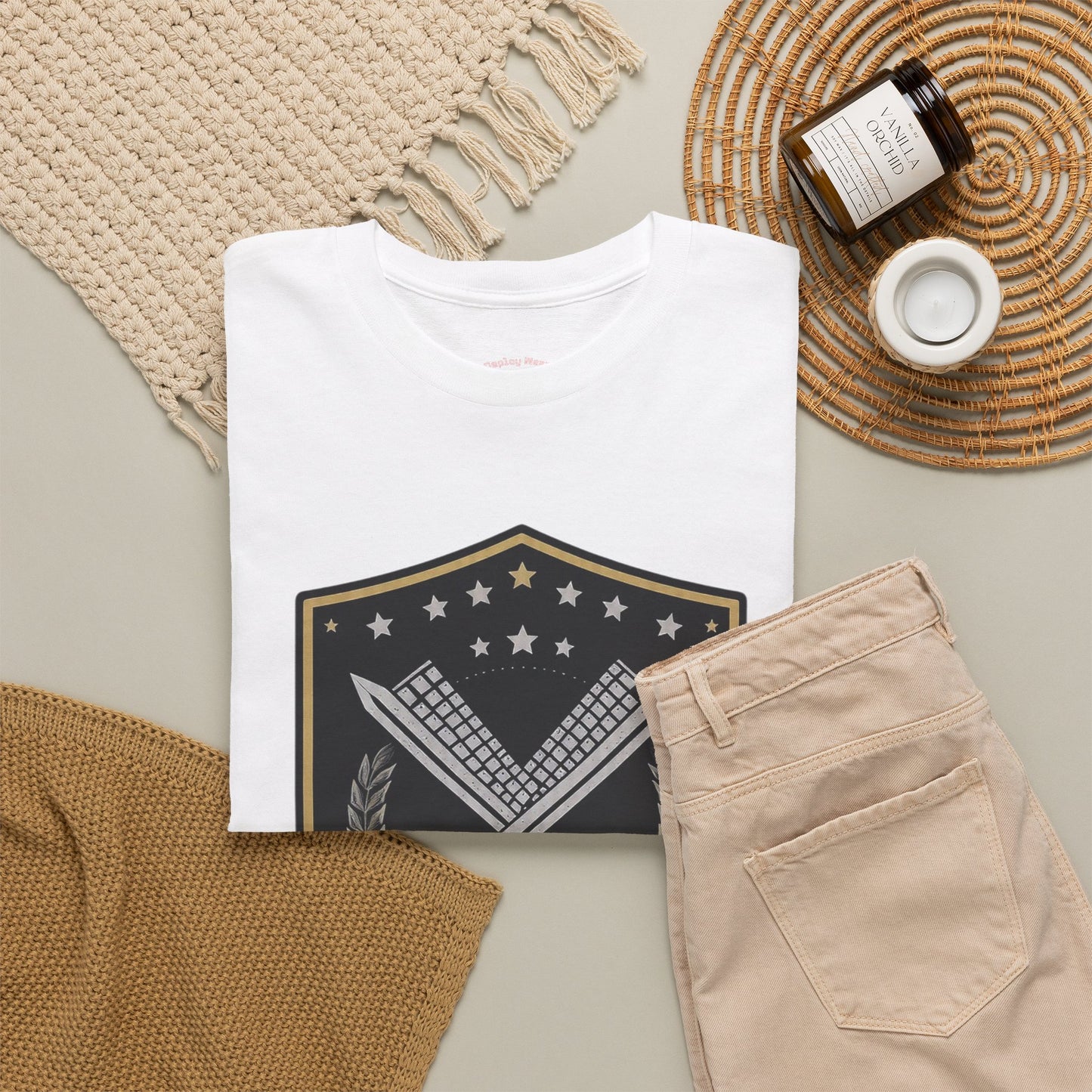 Sprint Review Survivor Scrum Badge Tee