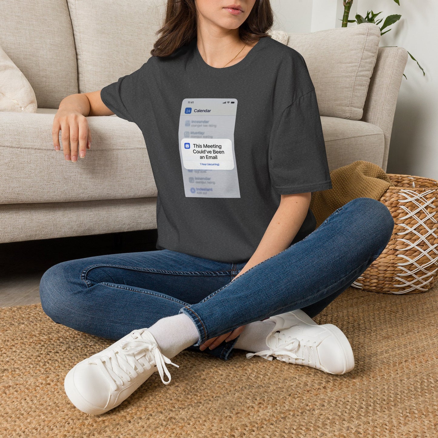 This Meeting Could've Been an Email Calendar Pop-Up Tee