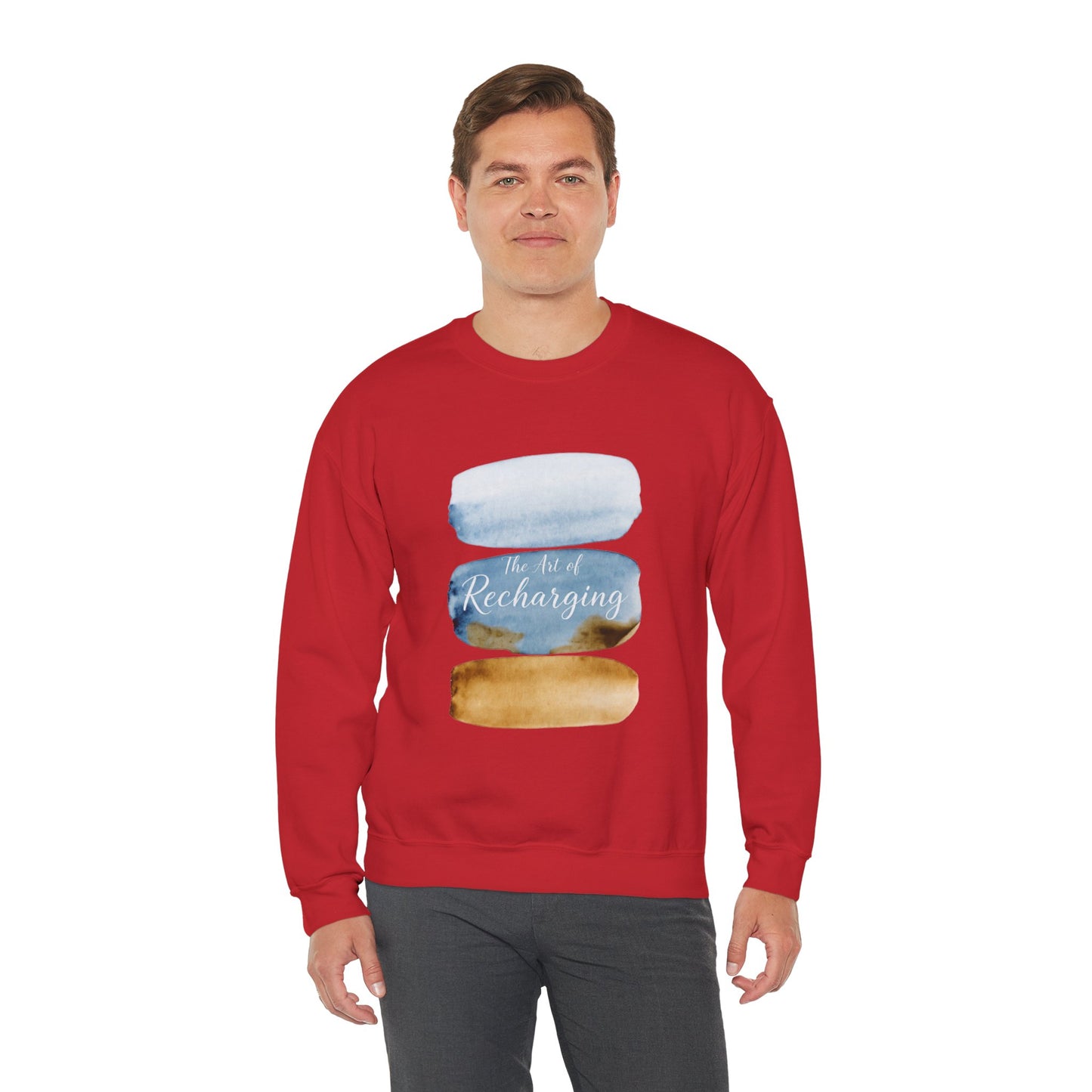 The Art of Recharging Watercolor Sweatshirt